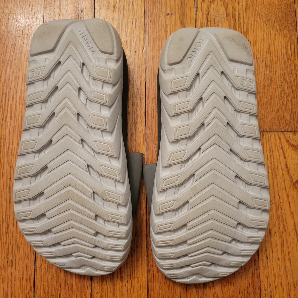 Vionic Rejuvenate Gray Platform Slide Sandals 7 O… - image 6